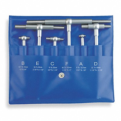 WESTWARD 4KU95 Telescoping Gauge Set