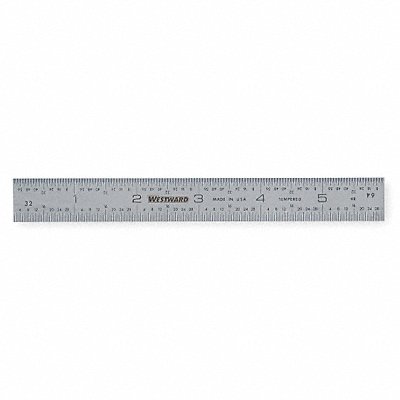 WESTWARD 4KU96 Rule Steel 6 In 4r