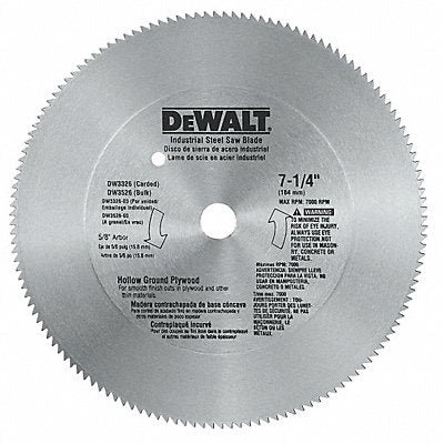 DEWALT DW3326 Circular Saw Blade 7 1/4 in 140 Teeth