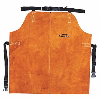 CONDOR 4KXH2 Welding Waist Apron Leather 24 x 24 In