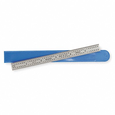 WESTWARD 4KY13 Steel Rule Flexible 6In 32/64ths/0.5/1mm