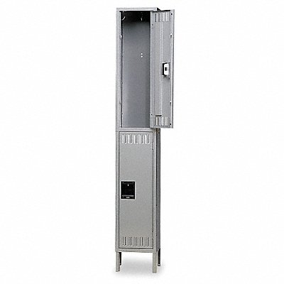 TENNSCO DTS1218361MG F0447 Wardrobe Locker 2x1Locker Grey 78 x12 x18 Assm