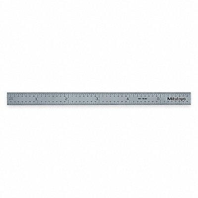 MITUTOYO 182204 Rule Steel 6 In 3r