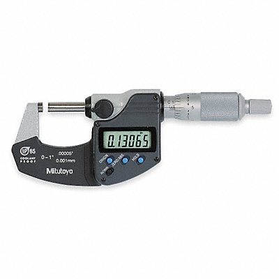 MITUTOYO 29333030 Digital Micrometer 0-1In Ratchet