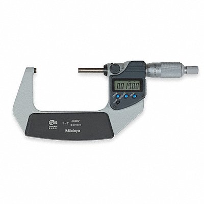 MITUTOYO 29333230 Digital Micrometer 2-3In 0.00005 Ratchet
