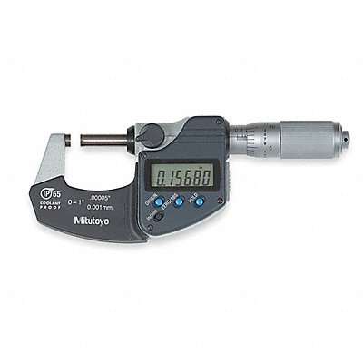 MITUTOYO 29333530 Digital Micrometer 0-1In SPC Friction