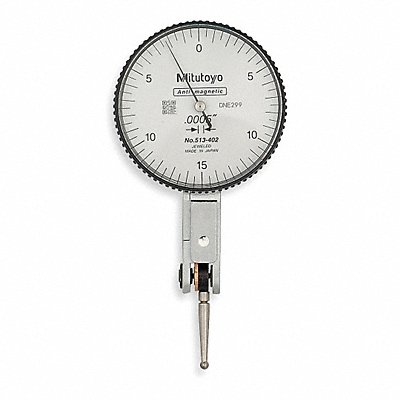 MITUTOYO 51340210E Dial Test Indicator Hori 0 to 0.030 In