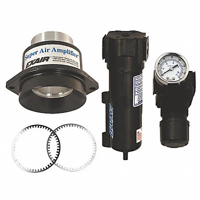 EXAIR 120224 Air Amplifier Kit 4.91 In Inlet 29.2 CFM