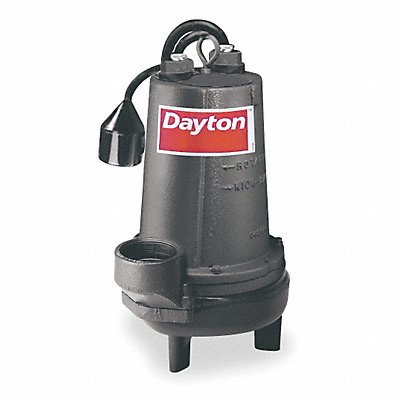 DAYTON 4LE23 2 HP Sewage Ejector Pump 240VAC