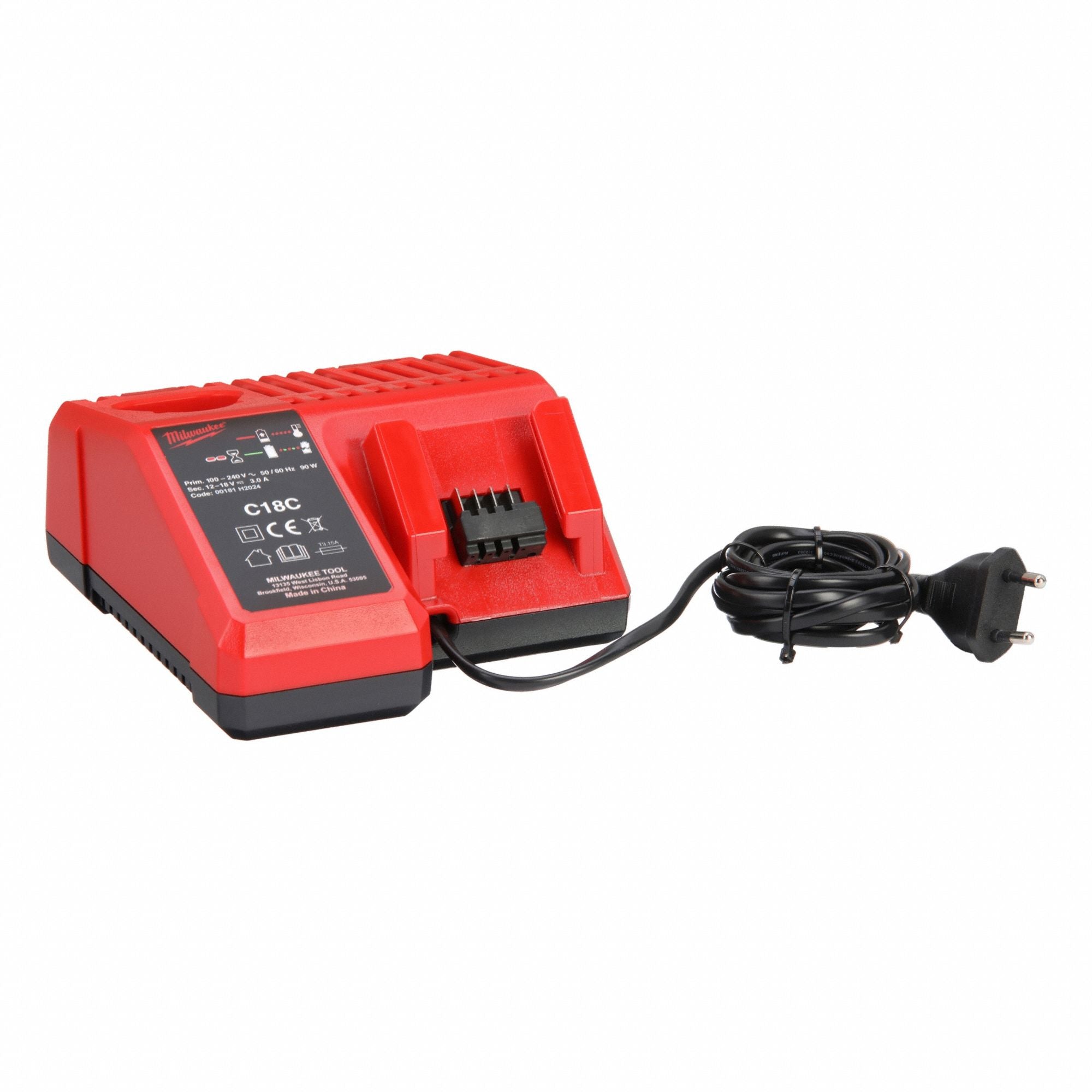 MILWAUKEE C18C Battery Charger Li-Ion 1 Port