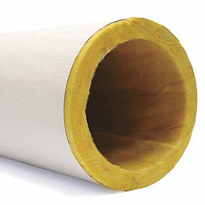 OWENS CORNING 722563 Pipe Insulation ID 4 Wall Thick 1