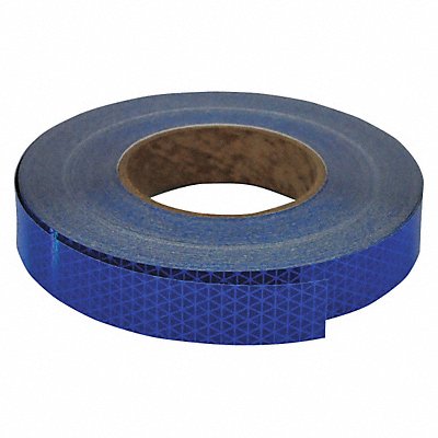 ORALITE 18762 Reflective Tape W 1 In L 50 Yd Blue
