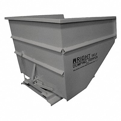 GRAINGER 30077Grey Self Dumping Hopper Grey 6 000 lb