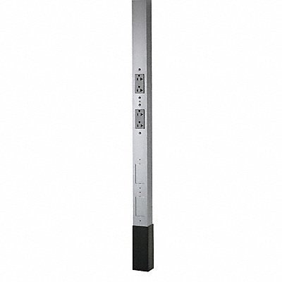 HUBBELL WIRING DEVICE-KELLEMS HBLPP10A Service Pole Grey 10 ft 2 L 2.13 W