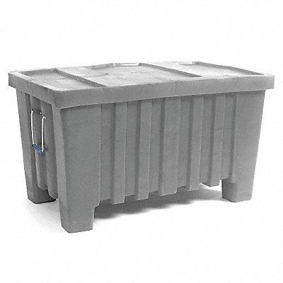 MYTON INDUSTRIES 4LMD2 Ribbed Wall Container Grey