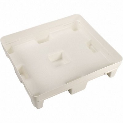 REMCO 6923 PalletToteTub White Polyethylene 9.8 in