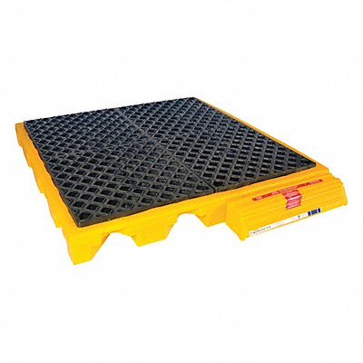 ULTRATECH 2330 Drum Spill Containment Pallet 4 Drum 6k lb.
