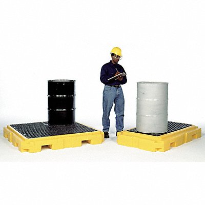 ULTRATECH 9610 Drum Spill Containment Pallet 2 Drum 4.5k lb