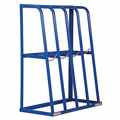 VESTIL SSRT47 Vertical Bar Rack Starter 60-7/8 H Blue