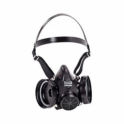 MSA 808075 Half Mask Respirator Hycar Rubber Black