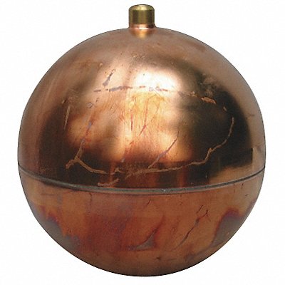 NAUGATUCK GRC4522RB Float Ball Round Copper 4-1/2 In