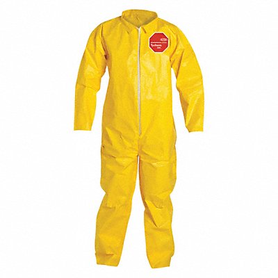 DUPONT QC120SYLMD001200 D2248 Coveralls M Yellow Tychem 2000 PK12