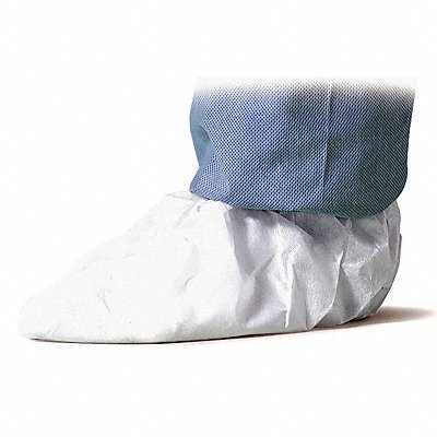 DUPONT PE440SWHXL020000 D9837 ShoeCovers PE Coated SpunPP Wht XL PK200