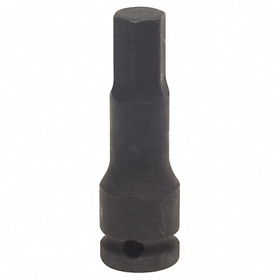 WESTWARD 4LZF2 Impact Socket Bit St Steel Black Oxide H12