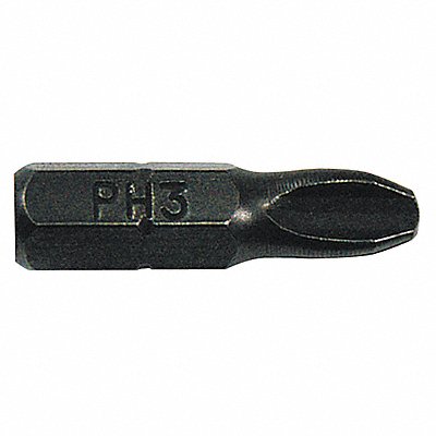 WESTWARD 4LZG5 Impact Phillips Bit #3 1/4 Dr.