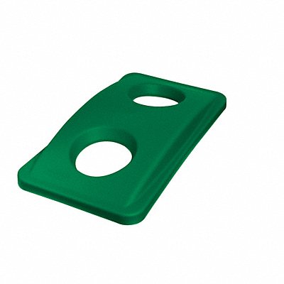 RUBBERMAID COMMERCIAL PRODUCTS FG269288GRN Bottle/Can Recycling Top Plastic Grn