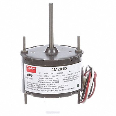 DAYTON 71637607M Motor 1/70 HP 1550 rpm 3.3 115V