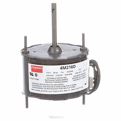 DAYTON 71732298M Motor 1/100 HP 1550 rpm 3.3 115V