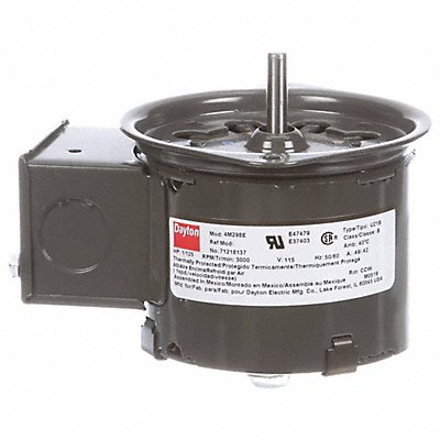 DAYTON 71218137M Motor 1/125 HP 3000 rpm 3.3 115V