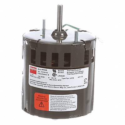 DAYTON 71218135M Motor 1/70 HP 3000 rpm 3.3 115V