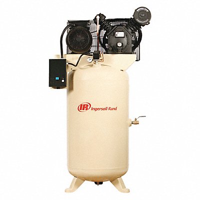 INGERSOLL RAND 2475N75V2301 Electric Air Compressor 7.5 hp 2 Stage