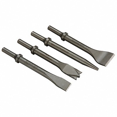 WESTWARD 4MHF1 Chisel Set Round 3/8in