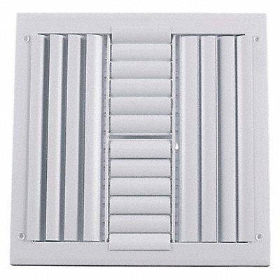 GRAINGER 4MJL1 Sidewall/Ceiling Register Adjustable