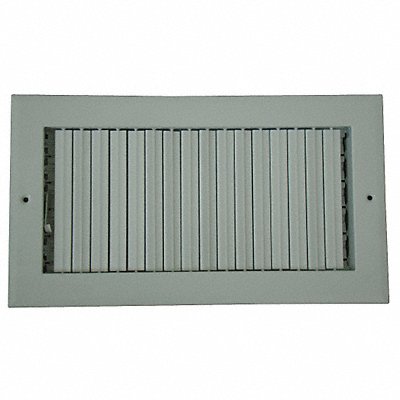 GRAINGER 4MJL7 Sidewall/Ceiling Register Adjustable