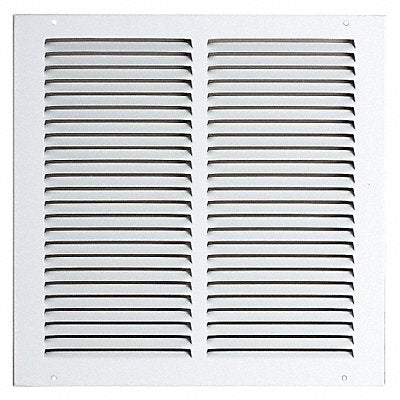 GRAINGER 4MJN4 Return Air Grille 10x10 White