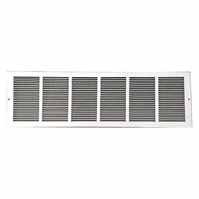 GRAINGER 4MJR9 Return Air Grille 8x30 White