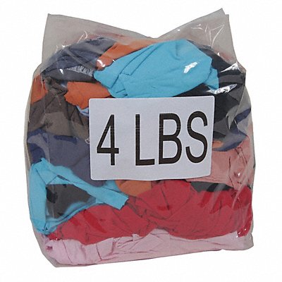 GRAINGER G342004BG Cloth Rag Reclaimed Size Varies
