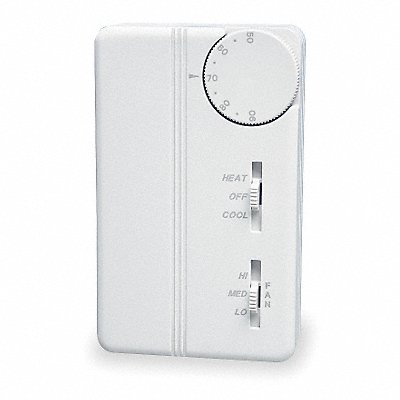PECO TA155046 Fan Coil Thermostat Analog 4 Pipe 24-277V AC