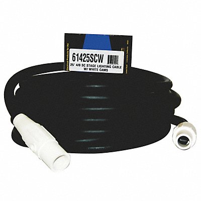 SOUTHWIRE 61425SCW Cam Lock Extension Cord Vinyl 4/0 Wire