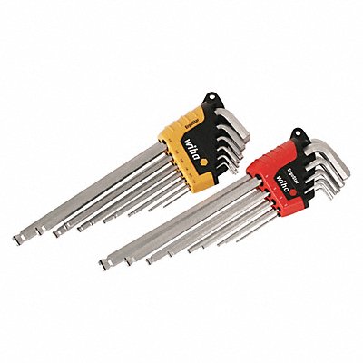 WIHA 66992 Hex Key Set L 2 27/32 in to 8 27/32 in
