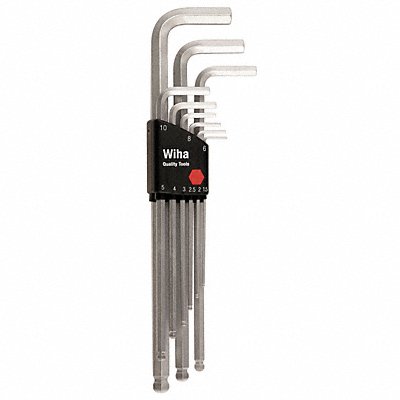 WIHA 66994 Hex Key Set L 2 27/32 in to 8 27/32 in