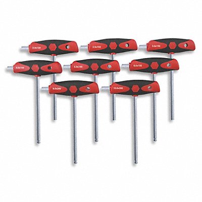 WIHA 54095 Hex Key Set T 5 15/16 in to 8 in