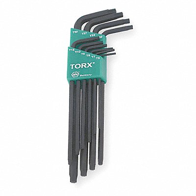 WIHA 37192 Torx Key Set L Shape 2 1/2 in to 4 in