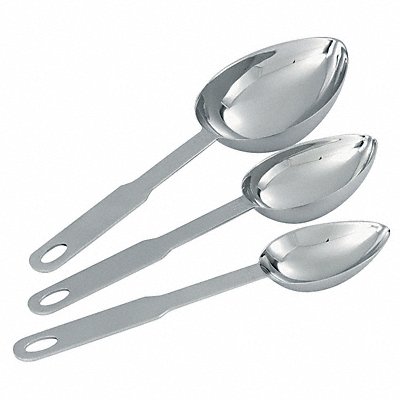 VOLLRATH 47054 Measuring Spoon Set of 4 Grey SS