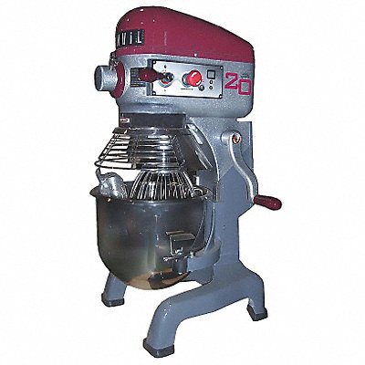VOLLRATH 40757 Electric Food Mixer With Guard 20 Quart