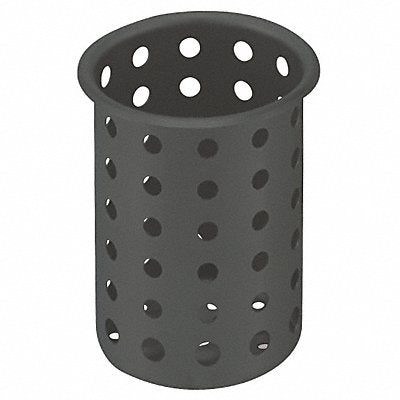 VOLLRATH 52633 Flatware Cylinder 3 3/4 x 5 5/8 in Black